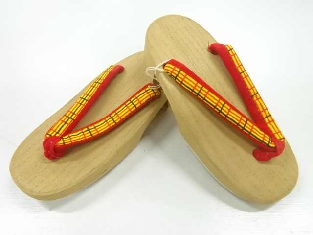 JAPANESE UNUSED PAULOWNIA GETA FOR KIDS (16.5 cm)